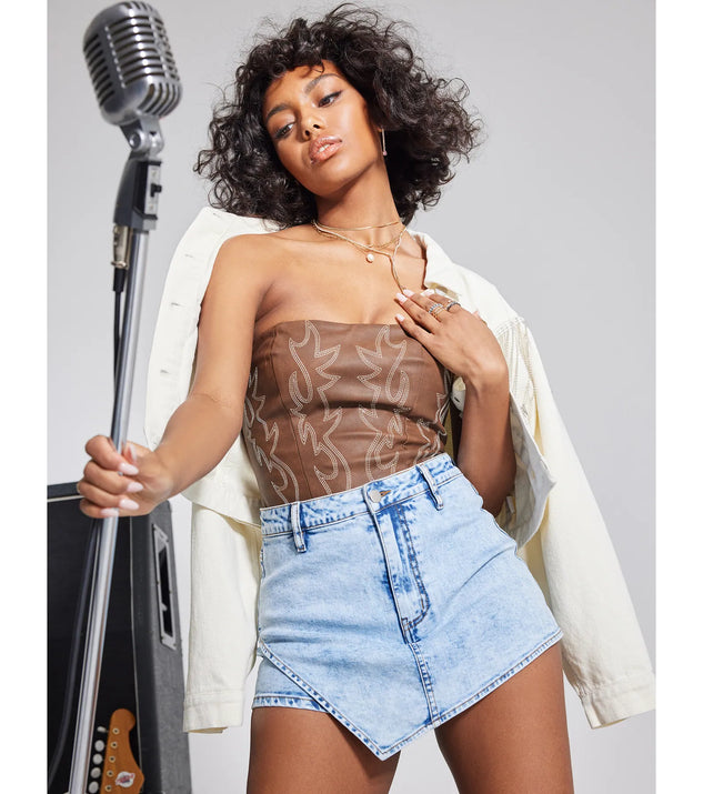 Her lip to Etoile Block Check Skort ベージュ Herlipto Etoile