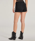
Upgrade your style game for 2025 with the Keep In Style High-Rise Distressed Denim Shorts in black, perfect for any fashion-forward wardrobe.