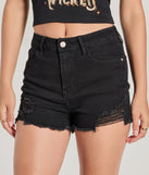 
Upgrade your style game for 2025 with the Keep In Style High-Rise Distressed Denim Shorts in black, perfect for any fashion-forward wardrobe.