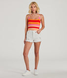 
Upgrade your style game for 2025 with the Sunny Dreams High-Rise Distressed Denim Shorts in white, perfect for any fashion-forward wardrobe.