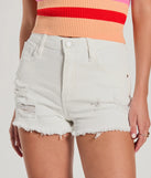 
Upgrade your style game for 2025 with the Sunny Dreams High-Rise Distressed Denim Shorts in white, perfect for any fashion-forward wardrobe.