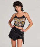 The Coolest Deets Wrap-Front Denim Cargo Skort in black brings edge and energy to your vibe, ready to elevate any festival look or concert outfit.