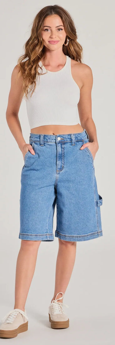 
Upgrade your style game for 2025 with the Latest Trend Mid-Rise Denim Jorts, perfect for any fashion-forward wardrobe.