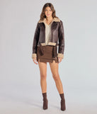 Perfect for weekend hangs, late-night pics, and everything in between, the Casual Look Denim Mini Skort in brown brings that cool-girl vibe to any fit check.