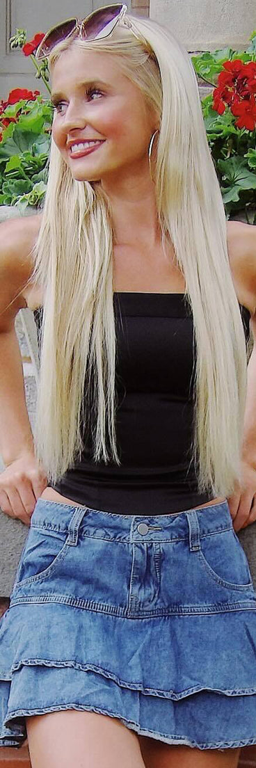 Get inspired with the Daylight Darling High-Rise Ruffled Denim Skort, a feed-worthy piece that’s part of Windsor's updated and curated women’s clothing edit packed with must-have fall outfit ideas.