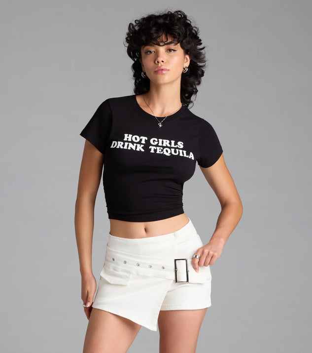 Short Talk High-Rise Belted Wrap Skort | Windsor
