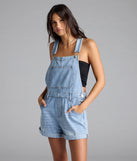 Cute Classic Denim Shortall