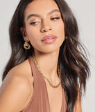 Statement Layered Hoop Earrings