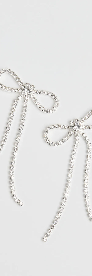 Get inspired with the True Bliss Rhinestone Bow Earrings, a feed-worthy silver piece that’s part of Windsor's updated and curated women’s clothing edit packed with must-have fall outfit ideas.