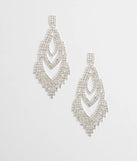 Forever Luxe Rhinestone Chandelier Earrings