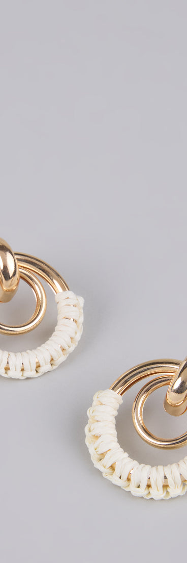 Bold And Breezy Door Knocker Earrings