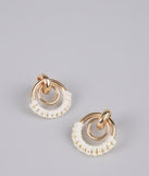 Bold And Breezy Door Knocker Earrings