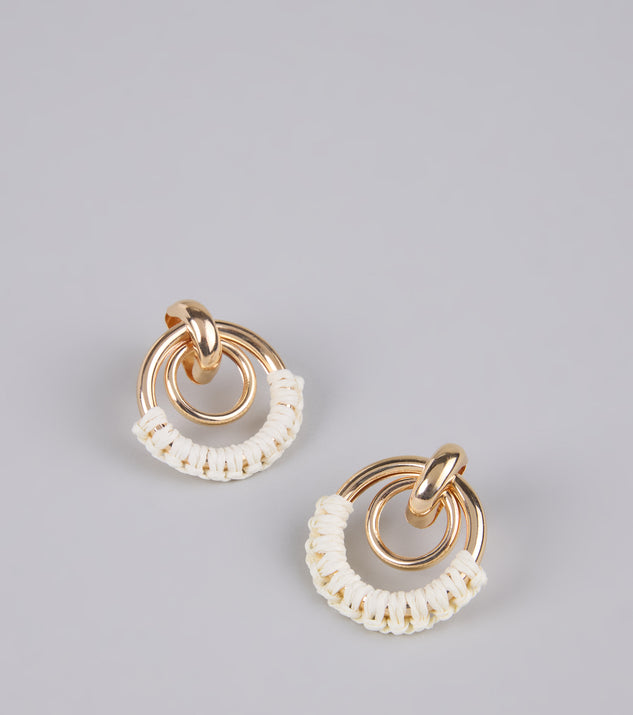Bold And Breezy Door Knocker Earrings