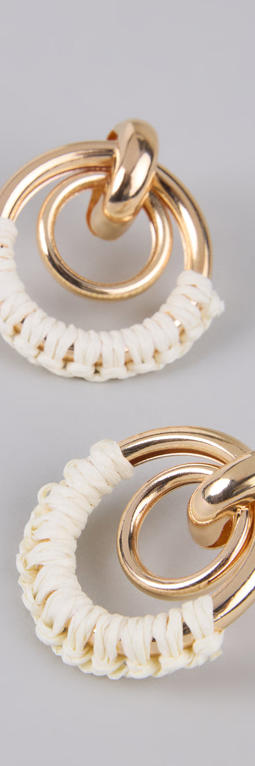 Bold And Breezy Door Knocker Earrings