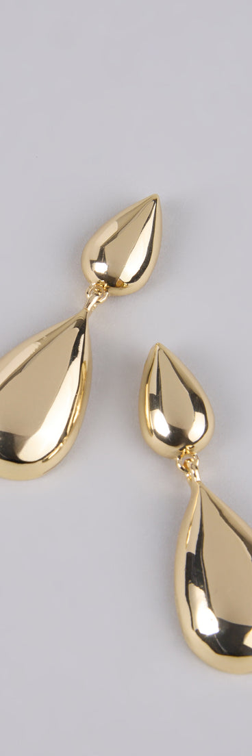 Instantly Chic Teardrop Earrings