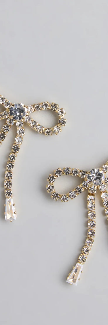 Elegant Charm Bow Stud Earrings