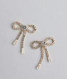 Elegant Charm Bow Stud Earrings