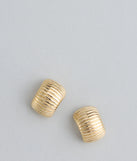 Chic And Trendy Curved Earrings