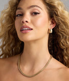 Chic And Trendy Curved Earrings
