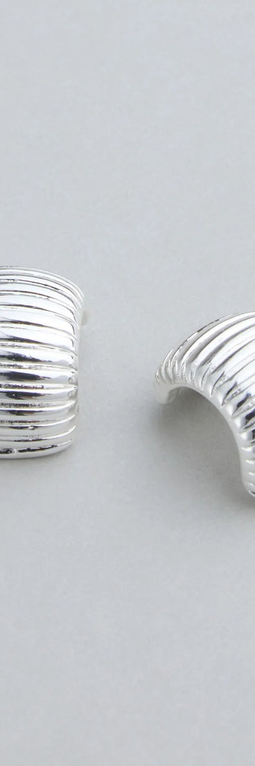 Chic And Trendy Curved Earrings