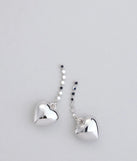 Taking Heart Charm Earrings