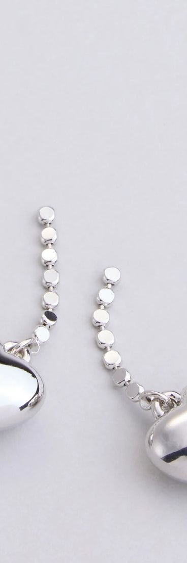 Taking Heart Charm Earrings