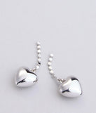 Taking Heart Charm Earrings