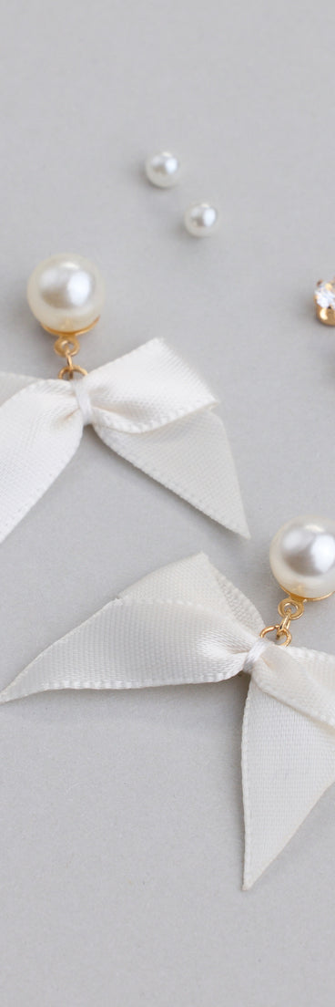 Just Perfect Three-Pack Stud Earrings Set