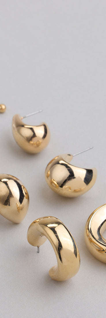 Statement Six Pack Earrings Set