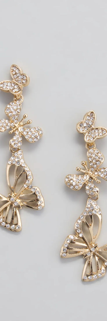 Touch Of Beauty Butterfly Earrings