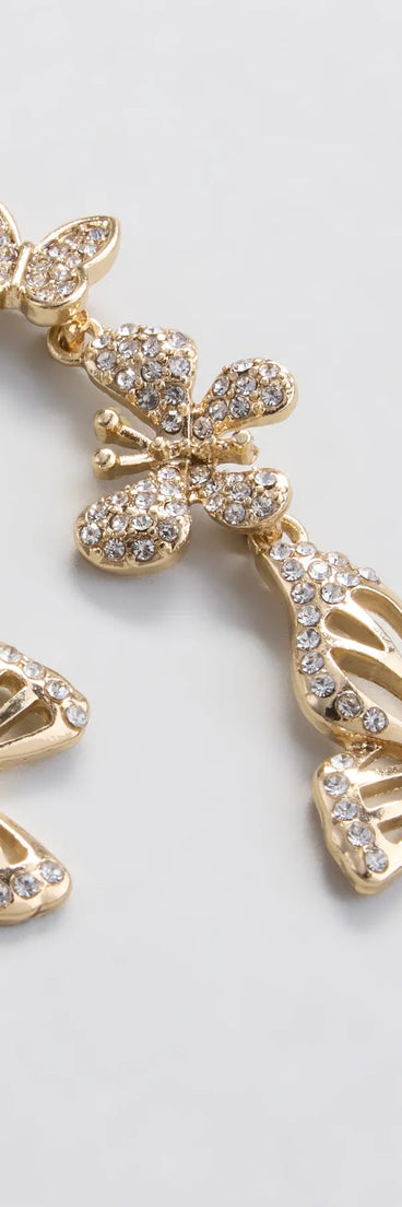 Touch Of Beauty Butterfly Earrings