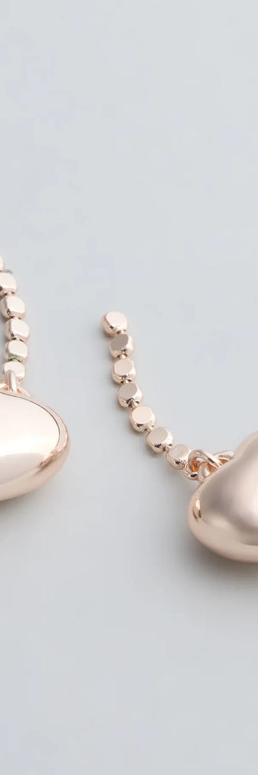 Taking Heart Charm Earrings