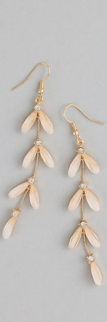 Petal To The Metal Drop Earrings