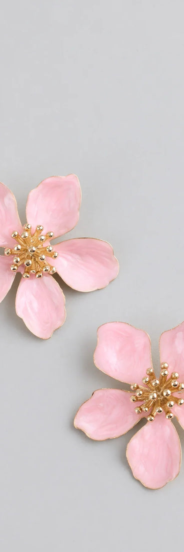 Bloom Babe Floral Stud Earrings