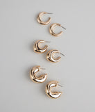 Glow Getter Hoop Earring Set