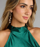 Get inspired with the Elegant Nature Rhinestone Leaf Twist Earrings, a feed-worthy piece that’s part of Windsor's updated and curated women’s clothing edit packed with must-have fall outfit ideas.