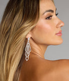 Get inspired with the Glitzy Drama Rhinestone Chandelier Earrings, a feed-worthy piece that’s part of Windsor's updated and curated women’s clothing edit packed with must-have fall outfit ideas.