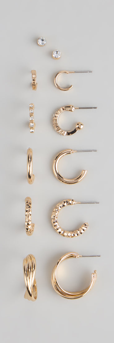 All About The Hoops Earring Set