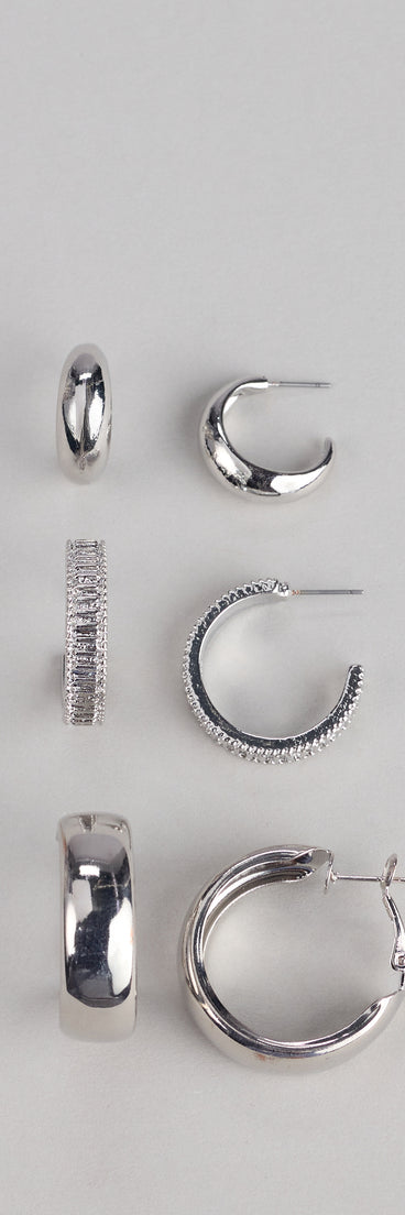 Everyday Edit Hoop Earrings Pack