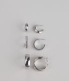Everyday Edit Hoop Earrings Pack