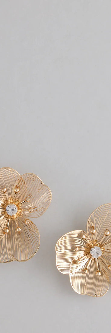 Floral Crush Flower Stud Earrings