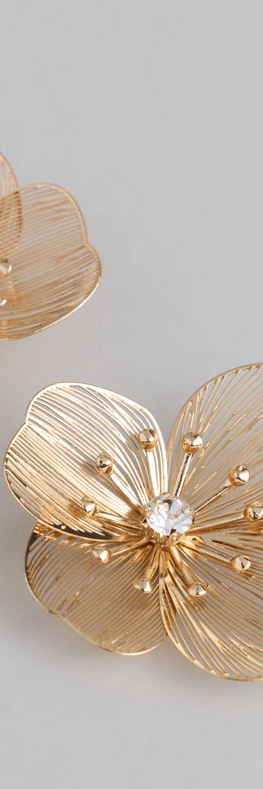 Floral Crush Flower Stud Earrings