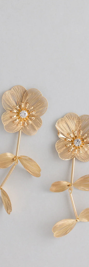 Bloom And Glow Floral Earrings