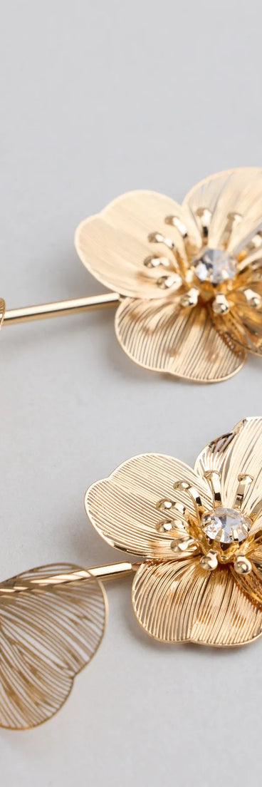 Bloom And Glow Floral Earrings