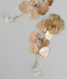 Botanic Chic Textured Leaf Earrings