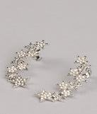 Shooting Star Rhinestone Ear Cuff