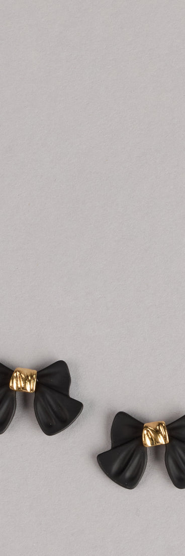 Forever Sweet Bow Earrings