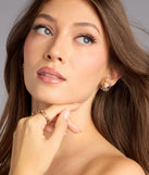 Sunlit Petal Statement Earrings