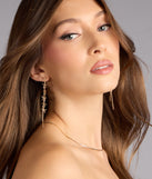 Tied Up Sparkle Fringe Earrings