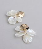 Delicate Drama Petal Drop Earrings